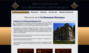 Defiscalisation-monuments-historiques.info thumbnail