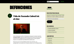 Defunciones.wordpress.com thumbnail