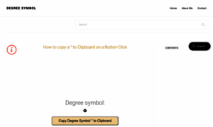 Degree-symbol.com thumbnail