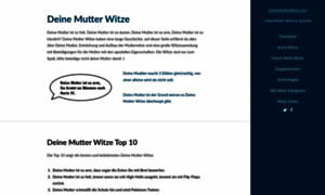 Deinemutterwitze.com thumbnail