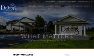 Deitersfuneralhome.com thumbnail