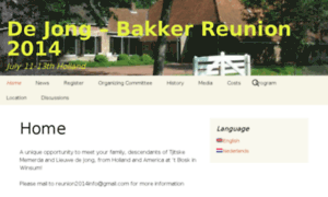 Dejong-bakker-reunion.com thumbnail