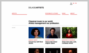 Delage-artists.com thumbnail