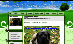 Delamaisondeletoile.chiens-de-france.com thumbnail