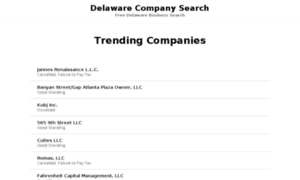 Delawarecompanysearch.com thumbnail