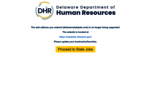 Delawarestatejobs.com thumbnail