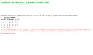Deleted-domain-list.com thumbnail