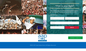 Delhi.aamaadmiparty.org thumbnail