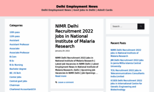 Delhi.employmentnews20.com thumbnail