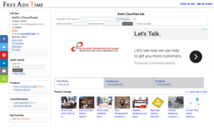 Delhi.freeadstime.org thumbnail