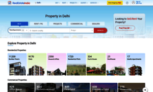 Delhi.realestateindia.com thumbnail