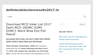 Delhimcdelectionresults2017.in thumbnail