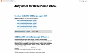 Delhipublicschoolnotes.blogspot.in thumbnail