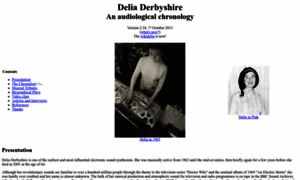 Delia-derbyshire.net thumbnail