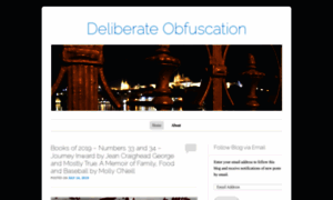 Deliberateobfuscation.wordpress.com thumbnail