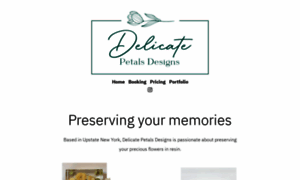 Delicatepetalsdesigns.com thumbnail