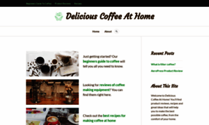 Deliciouscoffeeathome.com thumbnail