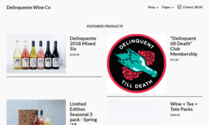 Delinquentewineco.bigcartel.com thumbnail