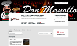 Delivery.pizzariadonmanollo.com.br thumbnail