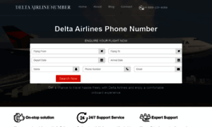 Delta-airline-number.com thumbnail