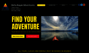 Deltakayakadventures.com thumbnail