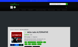 Deltaradioalternative.radio.de thumbnail
