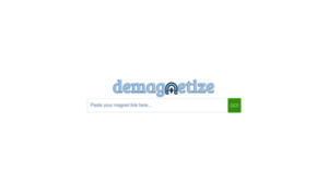 Demagnetize.link thumbnail