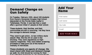 Demand-change-on-gun-safety.com thumbnail
