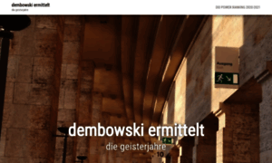 Dembowski-ermittelt.de thumbnail