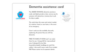 Dementiaassistancecard.com thumbnail