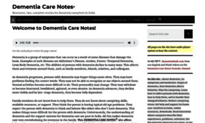 Dementiacarenotes.in thumbnail