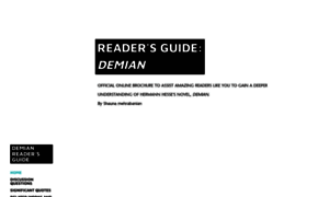 Demianreadersguide.weebly.com thumbnail