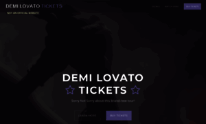 Demilovatotickets.com thumbnail