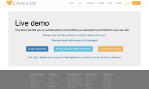 Demo.b2evolution.net thumbnail
