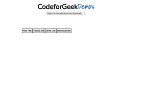 Demo.codeforgeek.com thumbnail