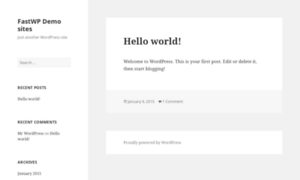 Demo.fastwp.net thumbnail