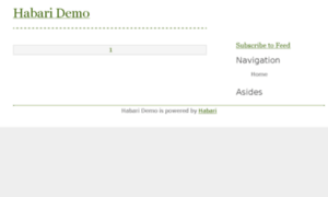 Demo.habariproject.org thumbnail
