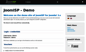 Demo.joomisp.de thumbnail