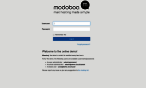 Demo.modoboa.org thumbnail