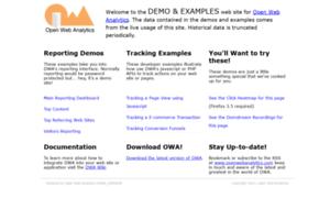 Demo.openwebanalytics.com thumbnail