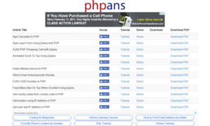 Demo.phpans.com thumbnail