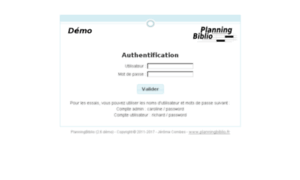 Demo.planningbiblio.fr thumbnail