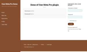 Demo.user-meta.com thumbnail