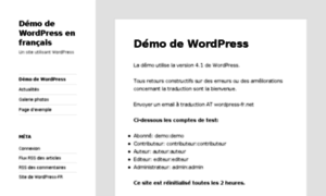 Demo.wordpress-fr.net thumbnail
