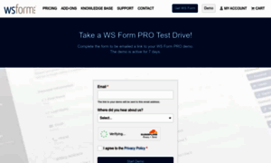 Demo.wsform.com thumbnail