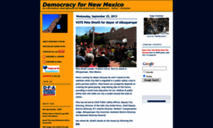 Democracyfornewmexico.com thumbnail