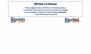 Demoprints.eprints.org thumbnail