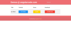 Demos.angularcode.com thumbnail