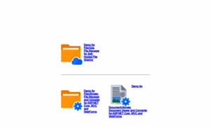 Demos.gleamtech.com thumbnail