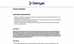 Demystdata.workable.com thumbnail